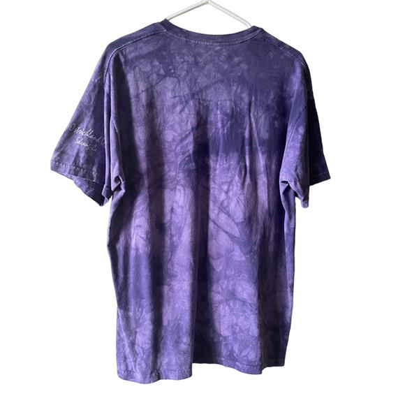 Purple Tie Dye Vintage Look OSTRICH Tee Shirt Size Large Great Condition - Picture 2 of 4